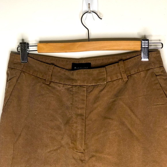 Frank & Oak Tan Textured Pants - Picture 6 of 7